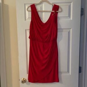 Scarlett Vibrant Red Backless Dress
